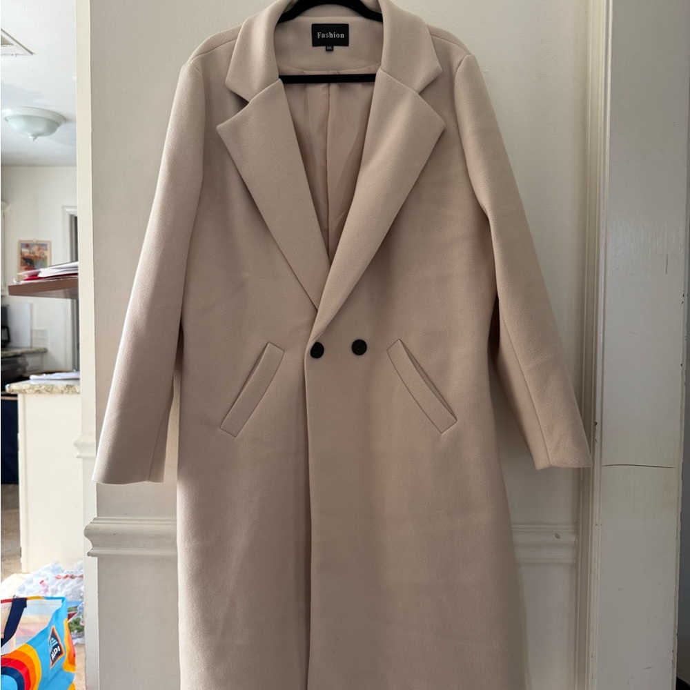 Beige Women's Coat